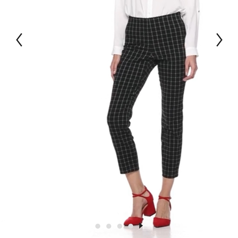 Pull On Skinny Fit Ankle Dress Pants
